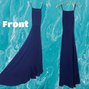 Blue long dress / Medium / cocktail
